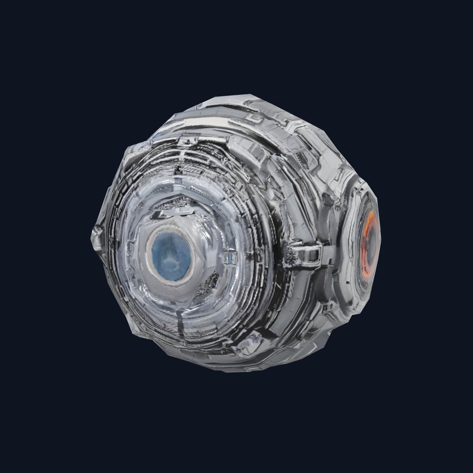 Futuristic Mechanical Sphere Model Pack